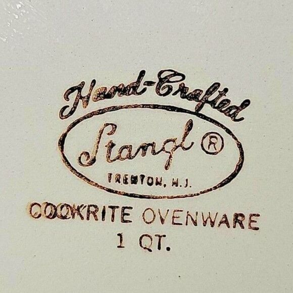 Vintage Stangl‎ Pottery Cookrite Ovenware Small Oval Casserole Dish Trenton NJ - Picture 4 of 4